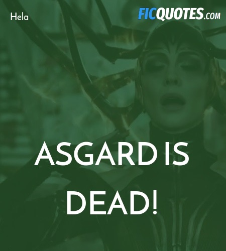 Asgard is dead! image