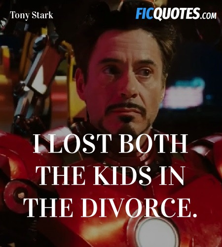 I lost both the kids in the divorce. image