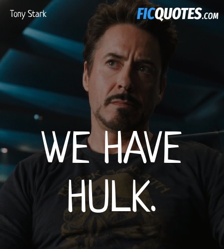 We have hulk. image